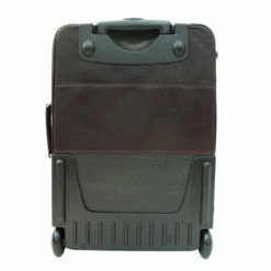 Piel Leather 22" Wheeled Traveler Case Assorted Colors -US Suitcase Sales 2024 22in WHEELED TRAVELER choco back