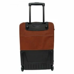 Piel Leather 22" Wheeled Traveler Case Assorted Colors -US Suitcase Sales 2024 22in WHEELED TRAVELER saddle back