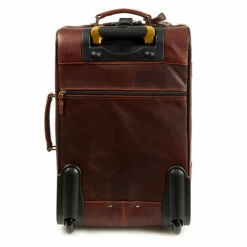 Claire Chase Legendary Classic 22" Pullman Dark Brown -US Suitcase Sales 2024 230LLegendaryClassic22PullmanRearView