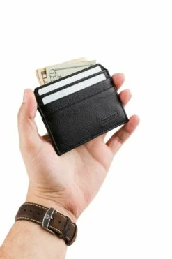 SWISSGEAR Ultra Slim Pebbled Leather Card Case Wallet - Black -US Suitcase Sales 2024 2503202025pe 06