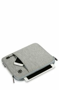 SWISSGEAR 2689 13 Inch Padded Laptop Sleeve - Light Gray Heather