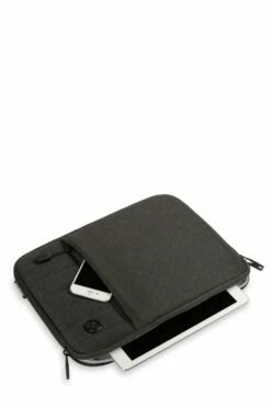 SWISSGEAR 2689 13 Inch Padded Laptop Sleeve - Charcoal Heather