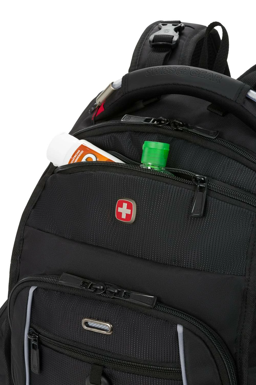 SWISSGEAR 2727 Diaper Backpack - Black/Red 9 SWISSGEAR 2727 Diaper Backpack - Black/Red - Image 7