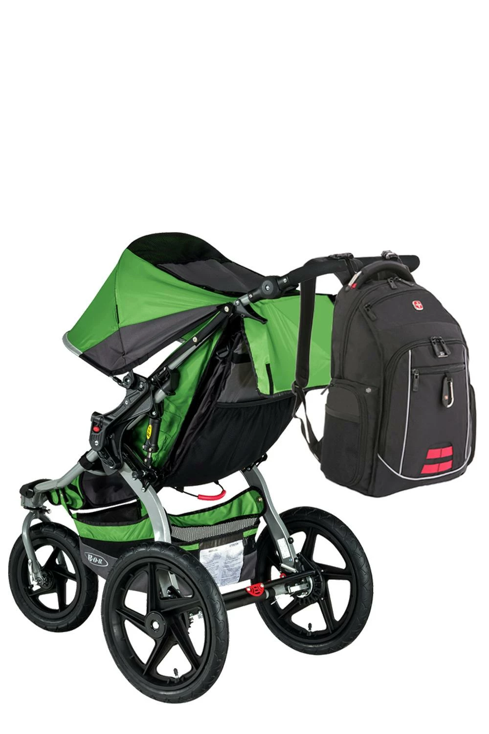 SWISSGEAR 2727 Diaper Backpack - Black/Red 15 SWISSGEAR 2727 Diaper Backpack - Black/Red - Image 13