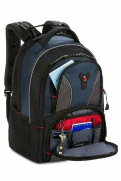 WENGER Cobalt 16 Inch Laptop Backpack - Blue Gray