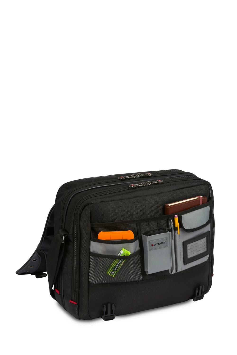 SWISSGEAR WENGER Saturn Laptop Messenger Bag - Black/Gray 3 SWISSGEAR WENGER Saturn Laptop Messenger Bag - Black/Gray