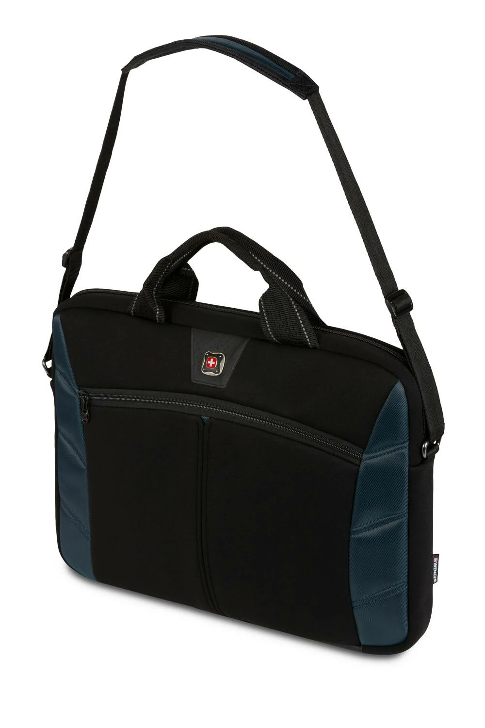 SWISSGEAR WENGER Sherpa 17 Inch Laptop Slimcase - Black/Blue 4 SWISSGEAR WENGER Sherpa 17 Inch Laptop Slimcase - Black/Blue - Image 2