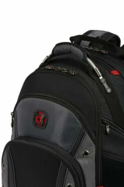 WENGER Synergy Pro 16 Inch Laptop Backpack - Black/Gray -US Suitcase Sales 2024 28002010 05
