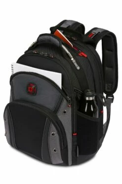 WENGER Synergy Pro 16 Inch Laptop Backpack - Black/Gray