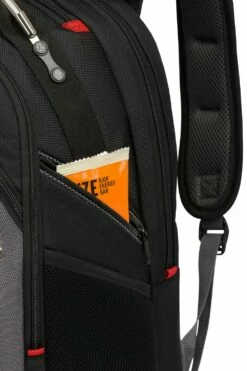 WENGER Synergy Pro 16 Inch Laptop Backpack - Black/Gray -US Suitcase Sales 2024 28002010 08