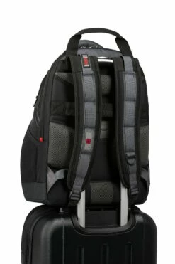 WENGER Synergy Pro 16 Inch Laptop Backpack - Black/Gray -US Suitcase Sales 2024 28002010 12