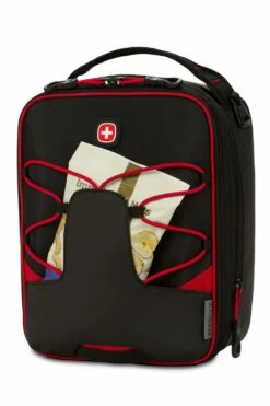 SWISSGEAR 3998 Expandable Insulated Lunch Bag - Black/Red -US Suitcase Sales 2024 3998201446 08 2