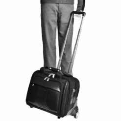 McKlein USA Chicago 15.6" Nylon Patented Detachable Wheeled Laptop Overnight With Removable Briefcase Black -US Suitcase Sales 2024 5 267