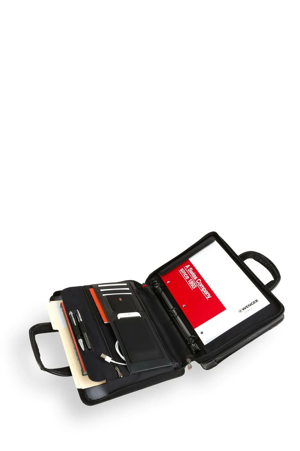 SWISSGEAR WENGER Proxy Zippered Laptop Presentation Padfolio - Black 4 SWISSGEAR WENGER Proxy Zippered Laptop Presentation Padfolio - Black - Image 2
