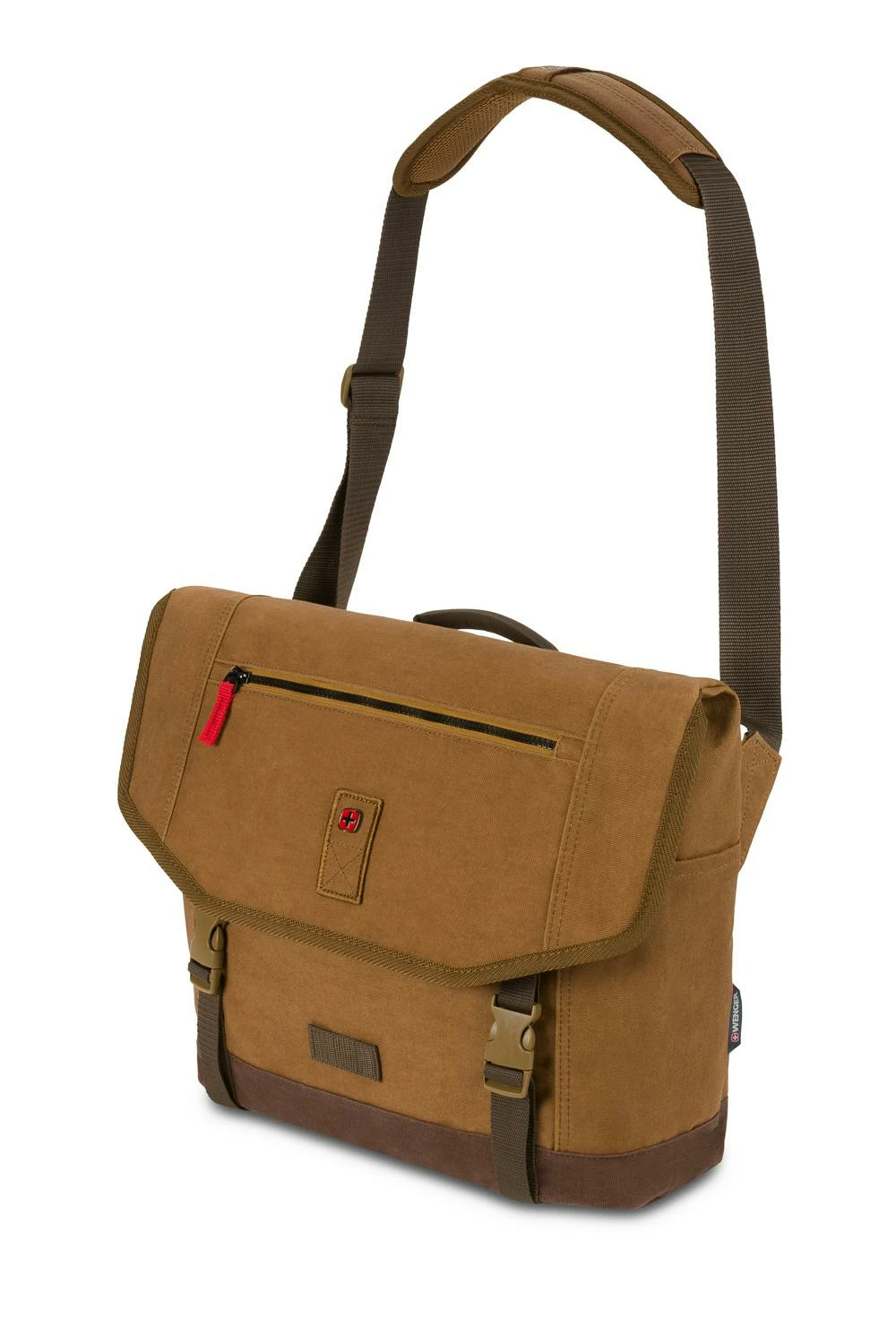 SWISSGEAR WENGER Corfe 16 Inch Messenger Bag - Camel 4 SWISSGEAR WENGER Corfe 16 Inch Messenger Bag - Camel - Image 2