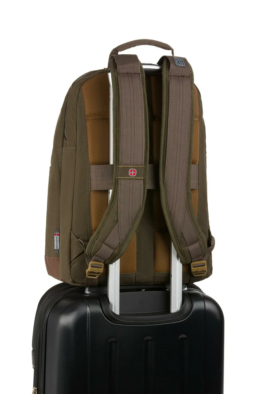 WENGER Arundel 16 Inch Laptop Backpack - Olive 5 WENGER Arundel 16 Inch Laptop Backpack - Olive - Image 3
