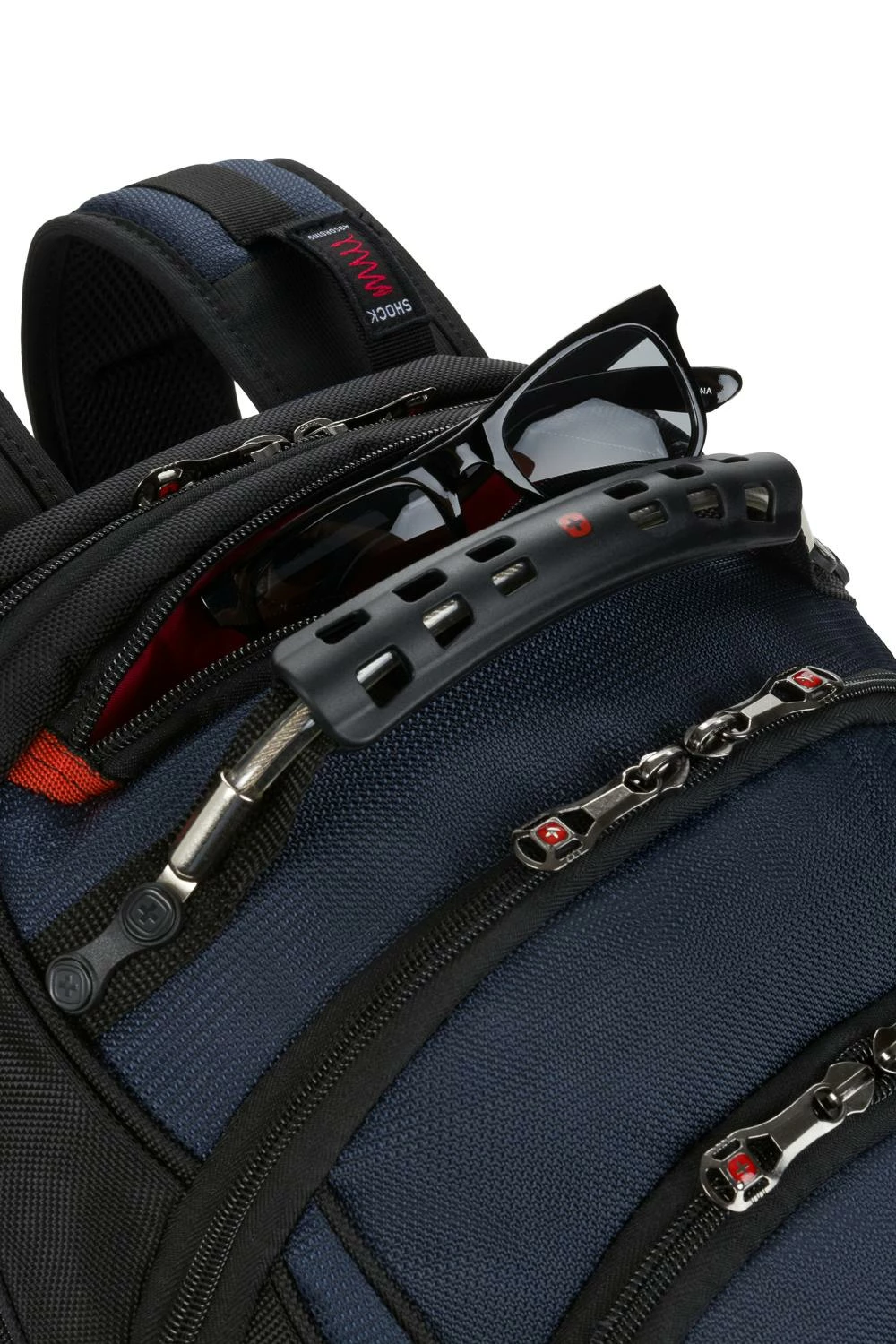 WENGER Ibex Pro 16 Inch Laptop Backpack - Black/Navy 11 WENGER Ibex Pro 16 Inch Laptop Backpack - Black/Navy - Image 9