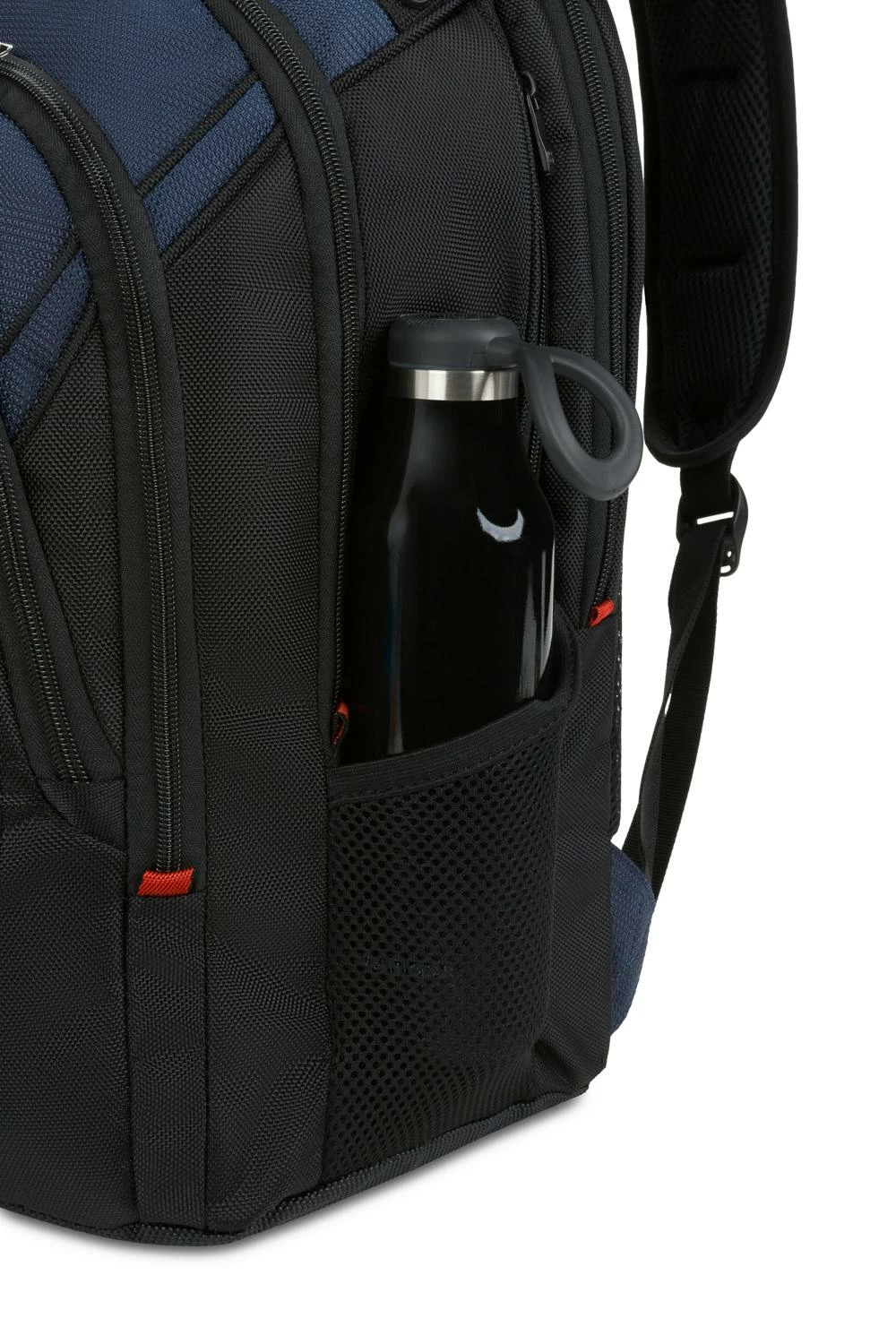 WENGER Ibex Pro 16 Inch Laptop Backpack - Black/Navy 8 WENGER Ibex Pro 16 Inch Laptop Backpack - Black/Navy - Image 6