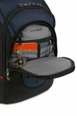 WENGER Ibex Pro 16 Inch Laptop Backpack - Black/Navy