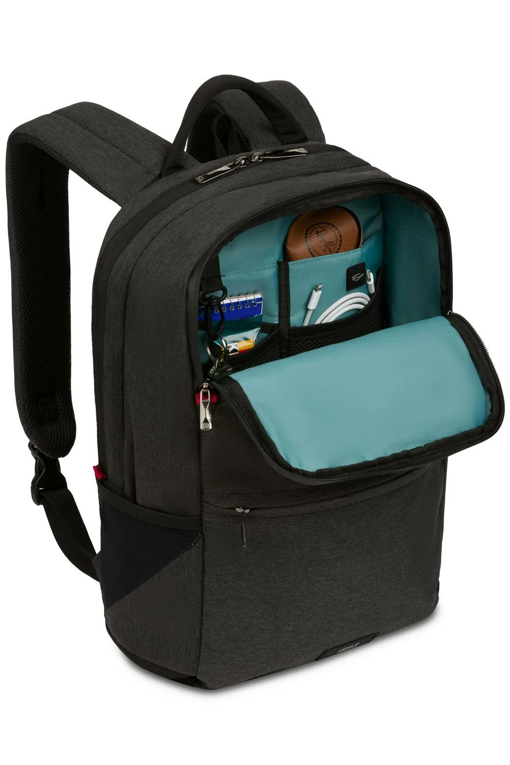 WENGER MX Reload 14" Laptop Backpack - Charcoal Heather 3 WENGER MX Reload 14" Laptop Backpack - Charcoal Heather