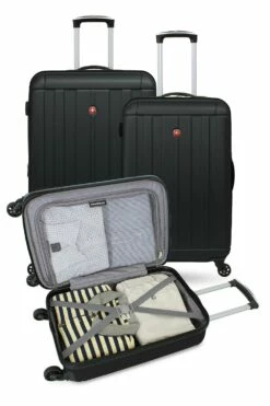SWISSGEAR 6297 Expandable 3pc Hardside Spinner Luggage Set 11 SWISSGEAR 6297 Expandable 3pc Hardside Spinner Luggage Set -US Suitcase Sales 2024 6297 blk front