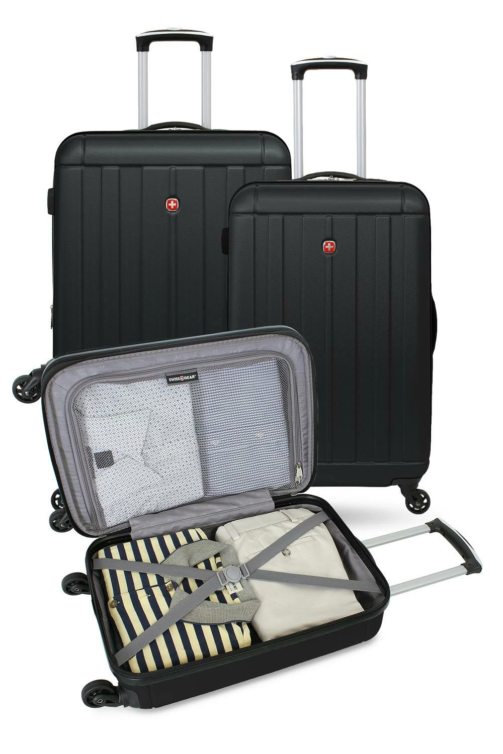 SWISSGEAR 6297 Expandable 3pc Hardside Spinner Luggage Set 7 SWISSGEAR 6297 Expandable 3pc Hardside Spinner Luggage Set - Image 5