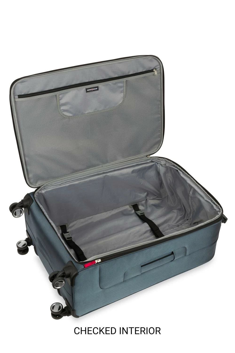 SWISSGEAR 6305 Expandable 2pc Spinner Luggage Set - Gray Blue 5 SWISSGEAR 6305 Expandable 2pc Spinner Luggage Set - Gray Blue - Image 3