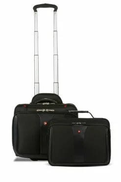 SWISSGEAR WENGER Patriot Wheeled Business Case With Removable Laptop Case - Black -US Suitcase Sales 2024 67953020 01