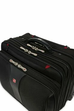 SWISSGEAR WENGER Patriot Wheeled Business Case With Removable Laptop Case - Black -US Suitcase Sales 2024 67953020 06