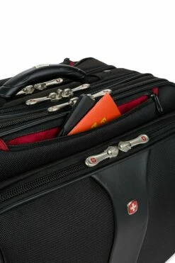 SWISSGEAR WENGER Patriot Wheeled Business Case With Removable Laptop Case - Black -US Suitcase Sales 2024 67953020 09