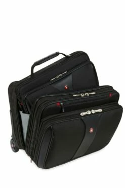 SWISSGEAR WENGER Patriot Wheeled Business Case With Removable Laptop Case - Black -US Suitcase Sales 2024 67953020 10