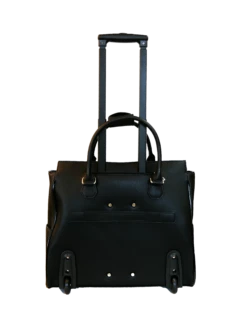 Cabrelli Patent Piper Pebble Rollerbrief Assorted Colors -US Suitcase Sales 2024 720023U BLK 3Back