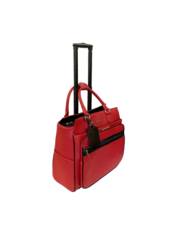 Cabrelli Patent Piper Pebble Rollerbrief Assorted Colors -US Suitcase Sales 2024 720023U RED 2Angle