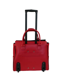 Cabrelli Patent Piper Pebble Rollerbrief Assorted Colors -US Suitcase Sales 2024 720023U RED 3Back