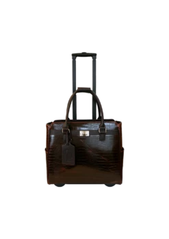 Cabrelli Cassandra Croc Rollerbrief Assorted Colors -US Suitcase Sales 2024 720024U BR 1Front