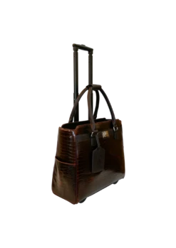 Cabrelli Cassandra Croc Rollerbrief Assorted Colors -US Suitcase Sales 2024 720024U BR 2Angle