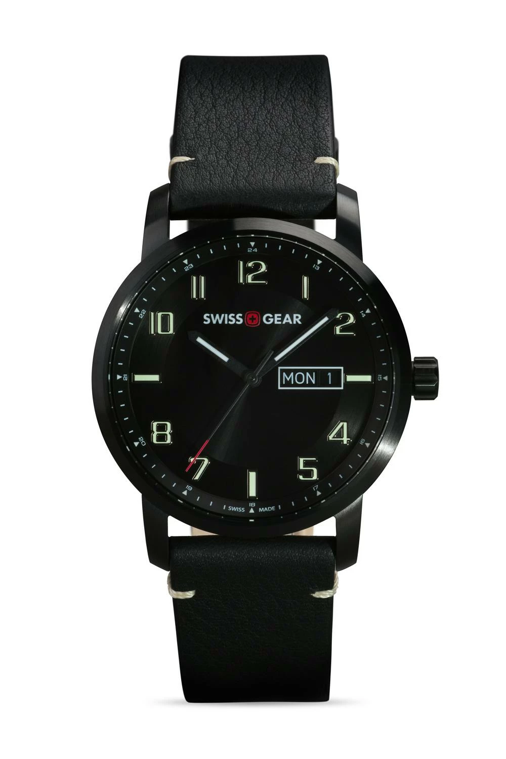 SWISSGEAR Legacy Watch - Black With Black Dial And Black Strap 6 SWISSGEAR Legacy Watch - Black With Black Dial And Black Strap - Image 4