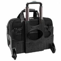 McKlein USA Chicago 15.6" Nylon Patented Detachable Wheeled Laptop Overnight With Removable Briefcase Black -US Suitcase Sales 2024 73585 3