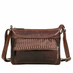 Jack Georges Voyager Mini City Crossbody 11 Jack Georges Voyager Mini City Crossbody -US Suitcase Sales 2024 7810 brn front open