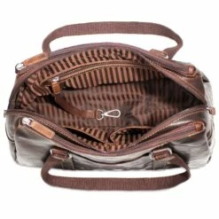 Jack Georges Voyager Satchel Handbag -US Suitcase Sales 2024 7815 brn int empty