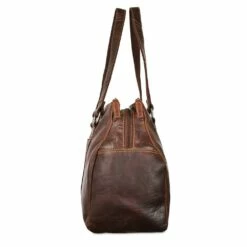 Jack Georges Voyager Satchel Handbag -US Suitcase Sales 2024 7815brn side