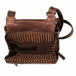 Jack Georges Voyager Collection Slim Crossbody Bag -US Suitcase Sales 2024 7831brn int2