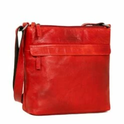 Jack Georges Voyager Zip Top Crossbody Hobo -US Suitcase Sales 2024 7832 red 3 qtr front