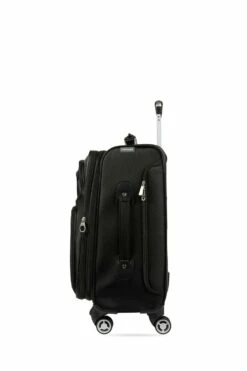 SWISSGEAR WENGER Identity Expandable Laptop Carry On Spinner Luggage - Black