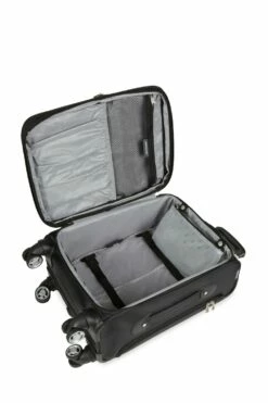 SWISSGEAR WENGER Identity Expandable Laptop Carry On Spinner Luggage - Black -US Suitcase Sales 2024 7895202096 11
