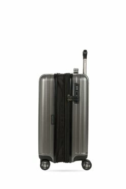 SWISSGEAR 7910 20" USB Expandable Carry On Hardside Spinner Luggage - Gun Metal