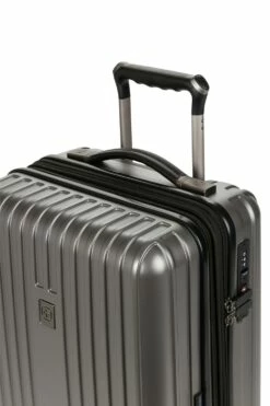 SWISSGEAR 7910 20" USB Expandable Carry On Hardside Spinner Luggage - Gun Metal -US Suitcase Sales 2024 7910464156 07