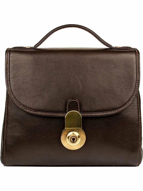 Scully Handstained Leather Handbag Chocolate 3 Scully Handstained Leather Handbag Chocolate