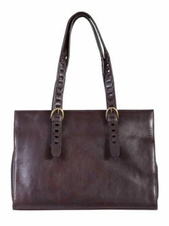 Scully Leather Soft Lamb Handbag Chocolate