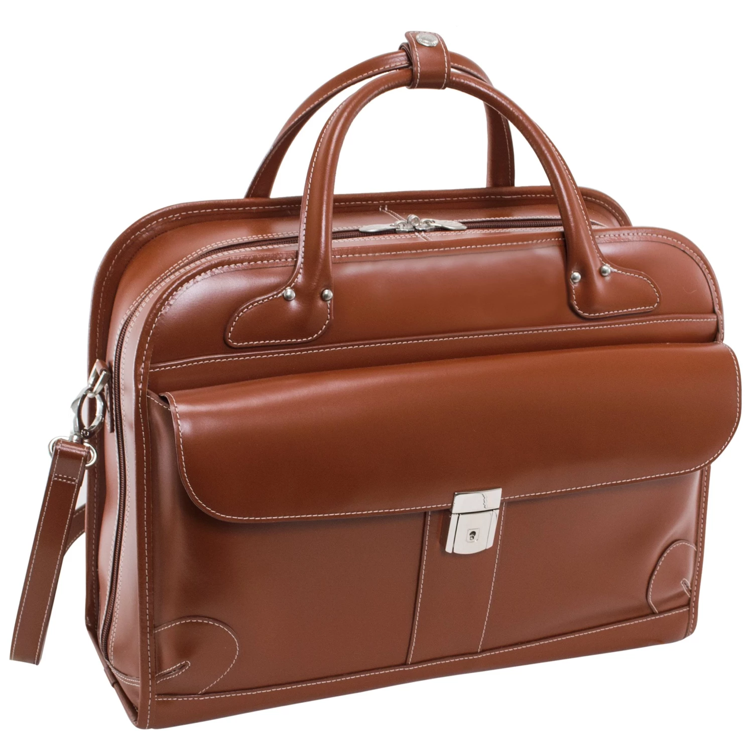 McKlein USA Lakewood Leather Fly Through Ladies Briefcase Assorted Colors 15 McKlein USA Lakewood Leather Fly Through Ladies Briefcase Assorted Colors - Image 13